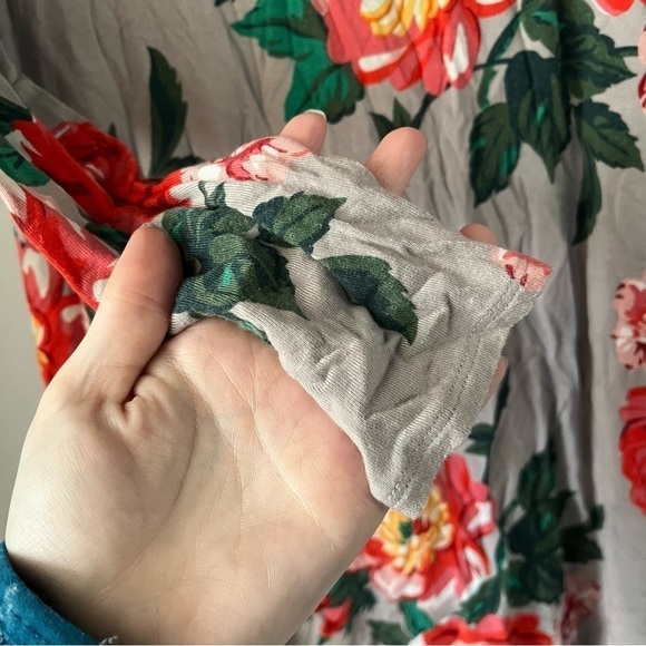 Matilda Jane Size Small Gray Floral Say I’m a Dreamer Shift Dress - Picture 3 of 6